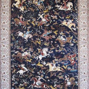 فرش ماشینی 700 شانه 10 رنگ ریز ماهی - آبی, 10-ماه-گارانتی